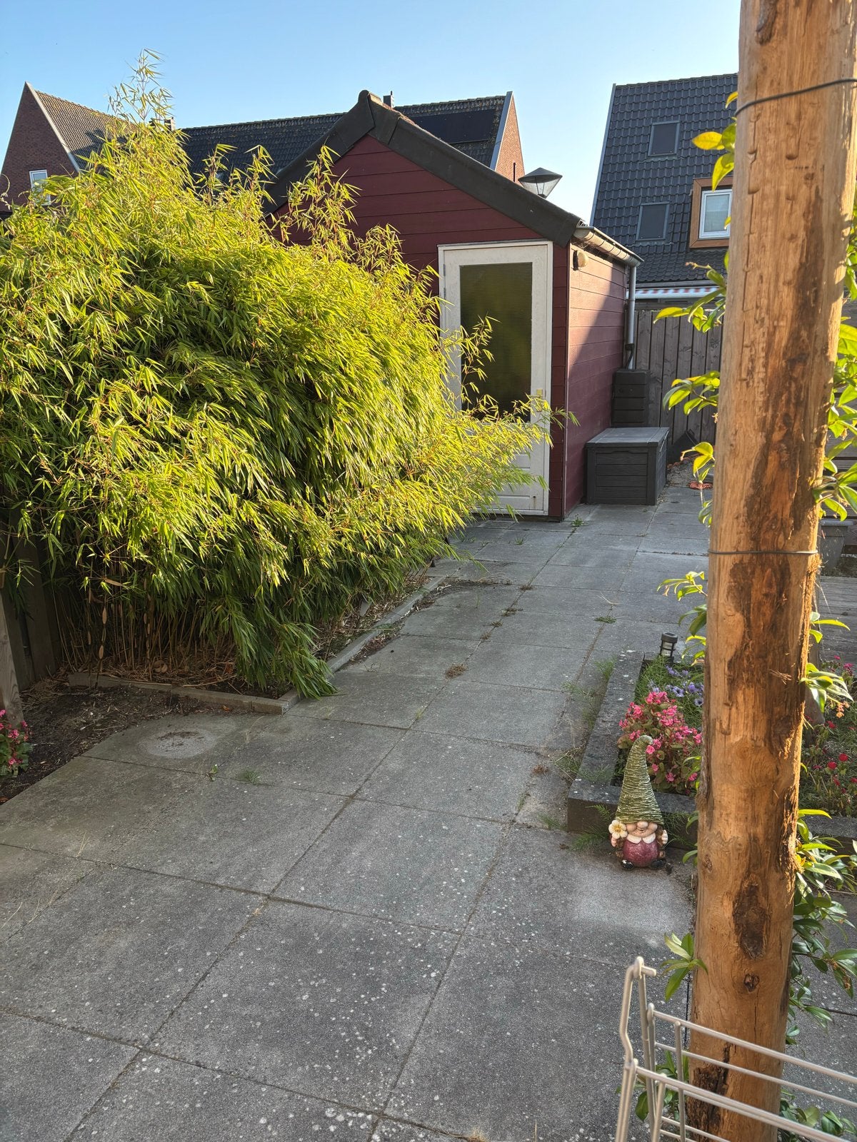 Grijze tuin tegels, Ophalen, Gebruikt, 5 tot 10 m², Beton