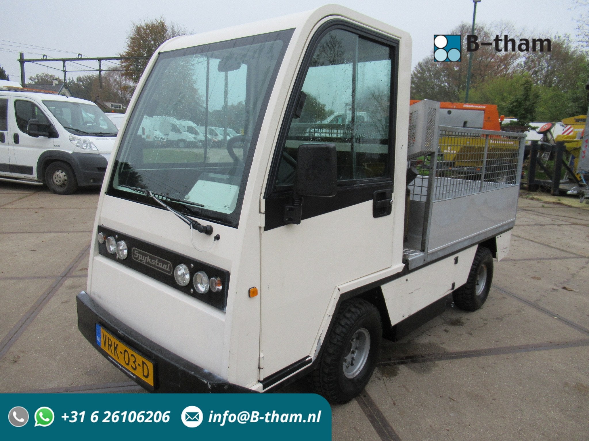 Spijkstaal 1000 1280 Electrotruck Goupil G4 G5 Kipper PICKUP, Gebruikt, Golfkar, Overige merken
