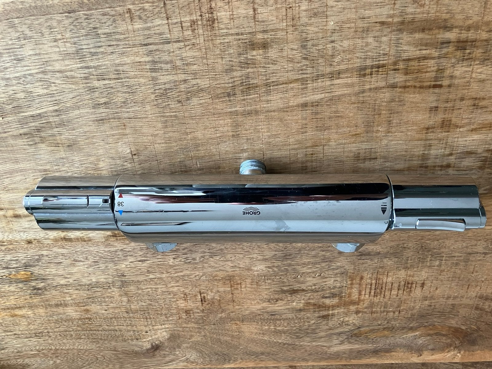 Grohe thermostaat douche mengkraan, Ophalen of Verzenden, Gebruikt, Chroom, Douche