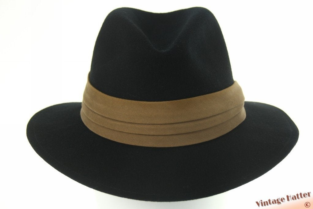 Outdoor gleufhoed Stetson Darby zwart lichtgewicht vilt 57, Stetson, Hoed, Ophalen of Verzenden, 57 cm (M, 7⅛ inch) of minder