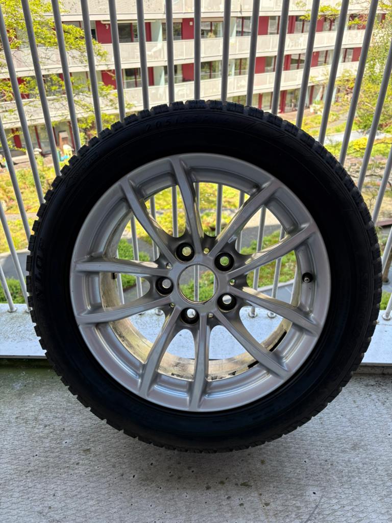 Winterbanden op velgen – Dunlop SP Winter Sport 3D 205/55R16, Auto-onderdelen, Banden en Velgen, Ophalen, 16 inch, Banden en Velgen