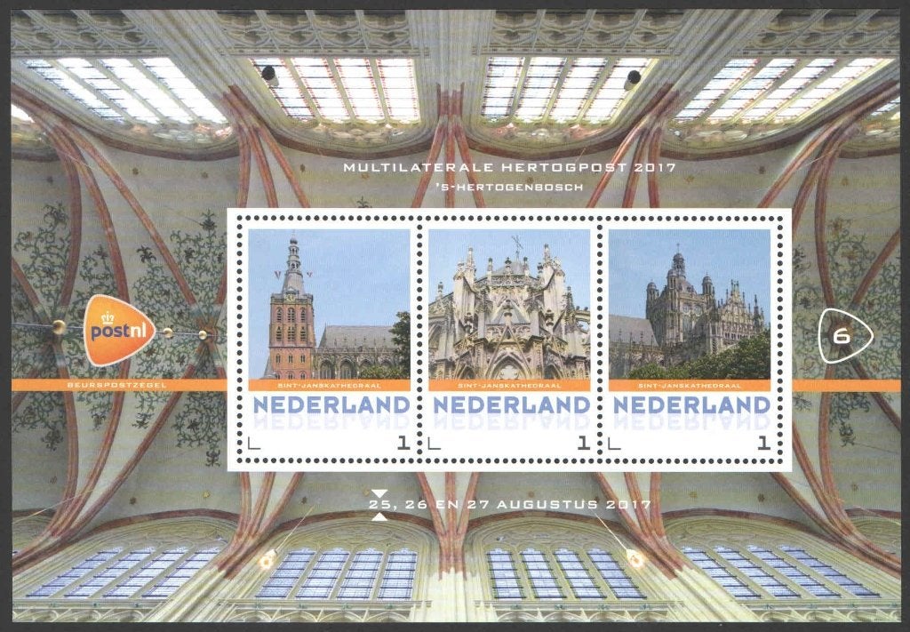 Postzegels Multilaterale Hertogpost 2017 (6), Postzegels en Munten, Ophalen of Verzenden, Na 1940, Postfris