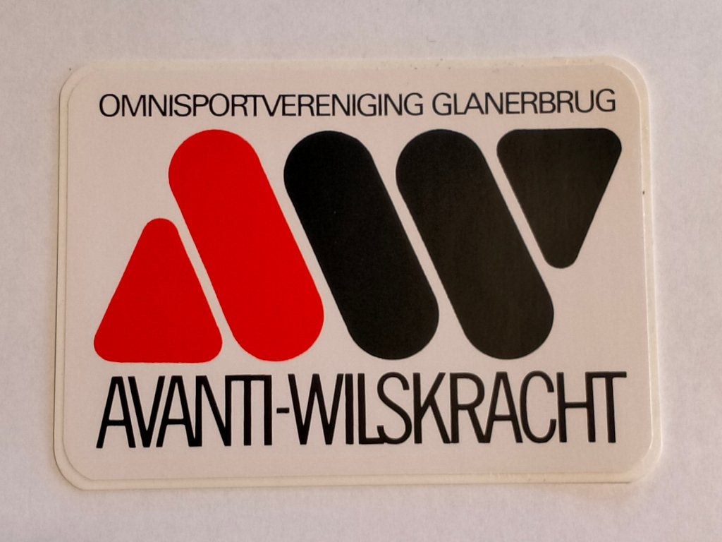 Avanti-wilskracht omnisportvereniging Glanerbrug sticker, Ophalen of Verzenden, Zo goed als nieuw, Overige typen