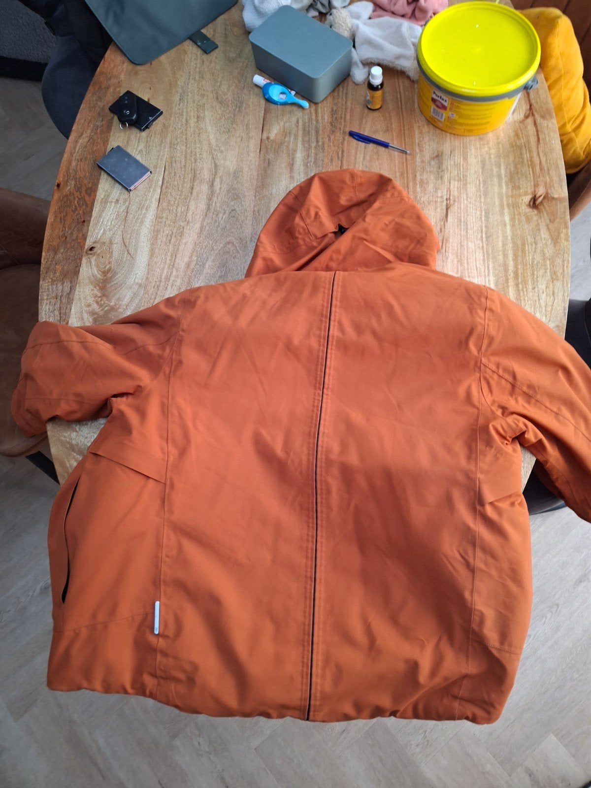 winterjas heren oranje human nature, Ophalen, Zo goed als nieuw, Oranje