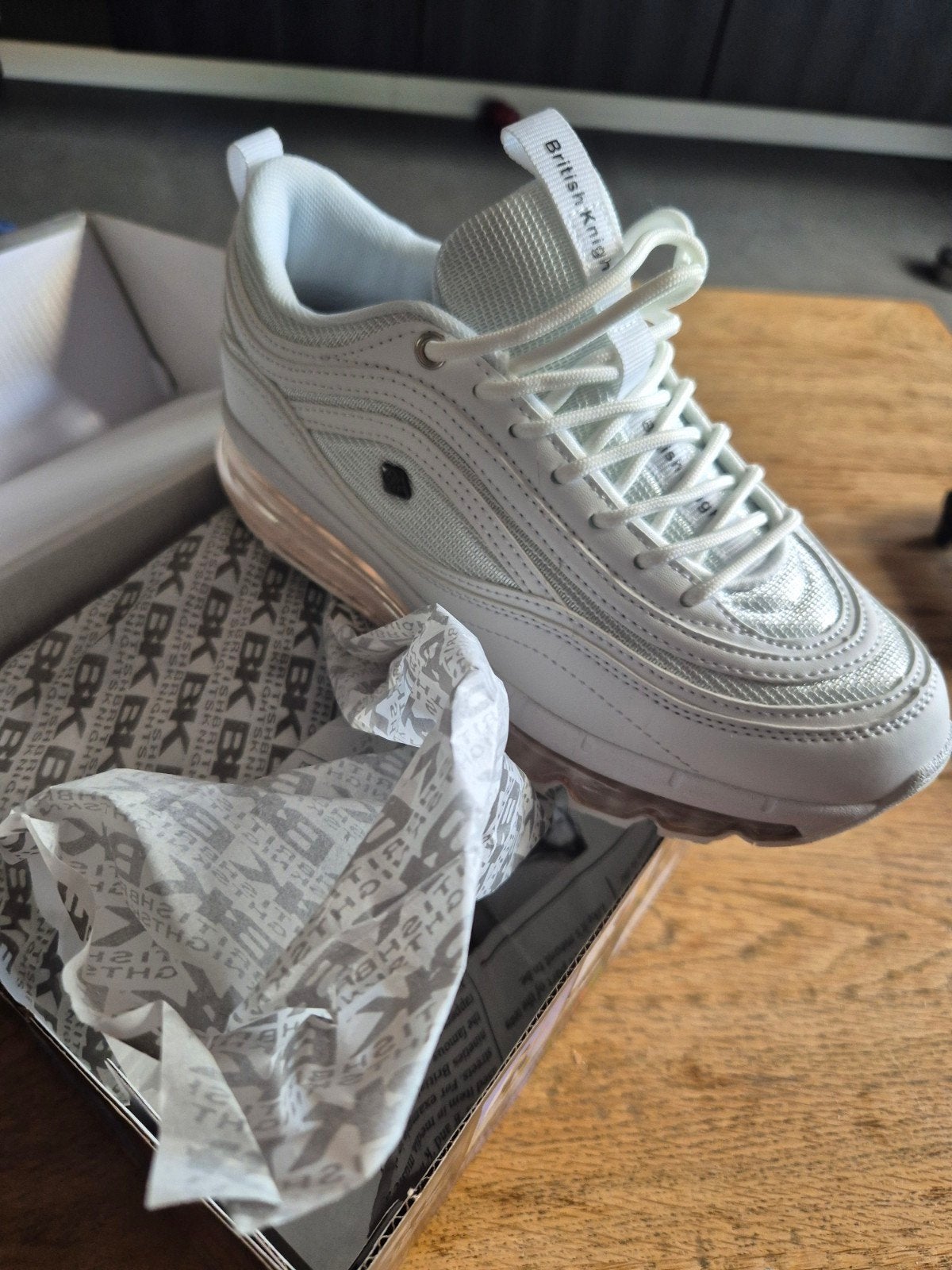 British Knights Sneakers - nieuw uit doos maat 38, British Knights, Wit, Ophalen of Verzenden, Sneakers of Gympen