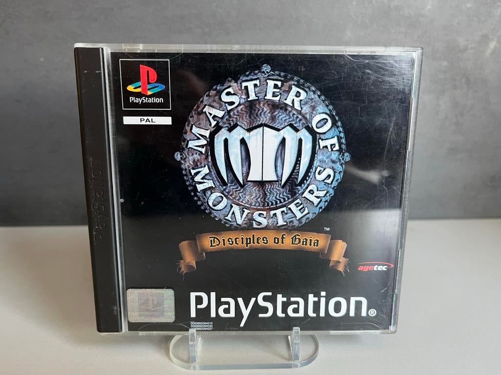Master of Monsters Disciples of Gaia PS1, Gebruikt, T, Ophalen of Verzenden, Strategie en Constructie