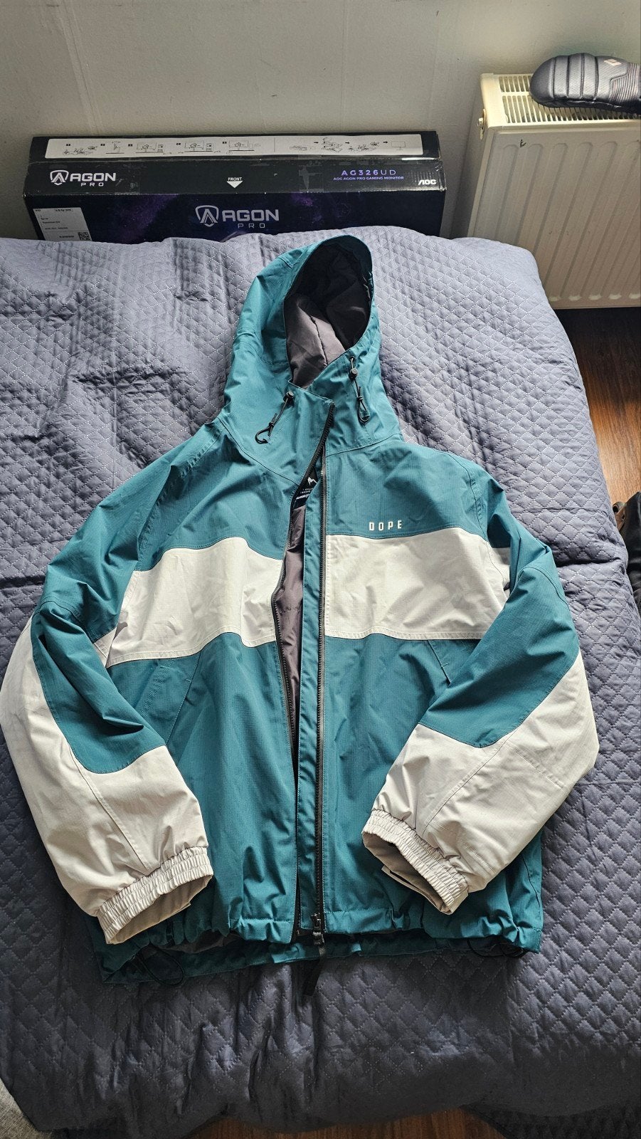 Dope Spartan snowboardjas XL, waterdicht - Zo goed als nieuw, Dope, Maat 56/58 (XL), Ophalen of Verzenden, Zo goed als nieuw