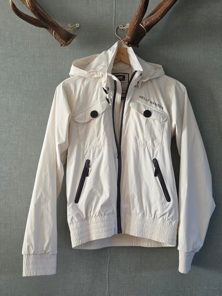Helly Hansen Windjack regenjas zeiljas Dames - maat S, Helly Hansen, Wit, Ophalen of Verzenden, Maat 36 (S)