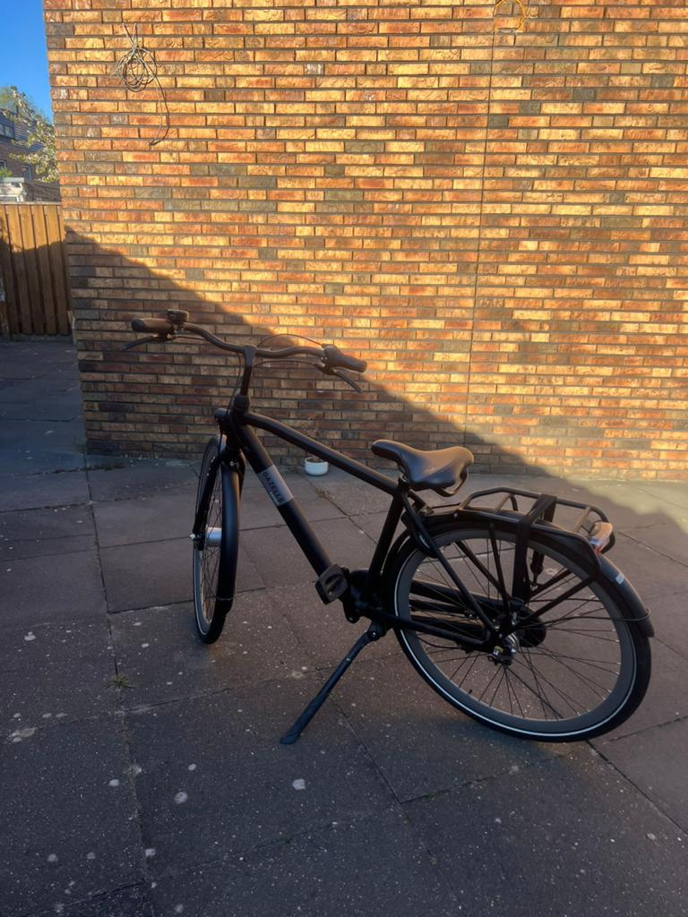 Gazelle Esprit Jongensfiets - Mat Zwart 28 inch, Framemaat49, Fietsen en Brommers, 53 tot 57 cm, Ophalen, Zo goed als nieuw, Gazelle