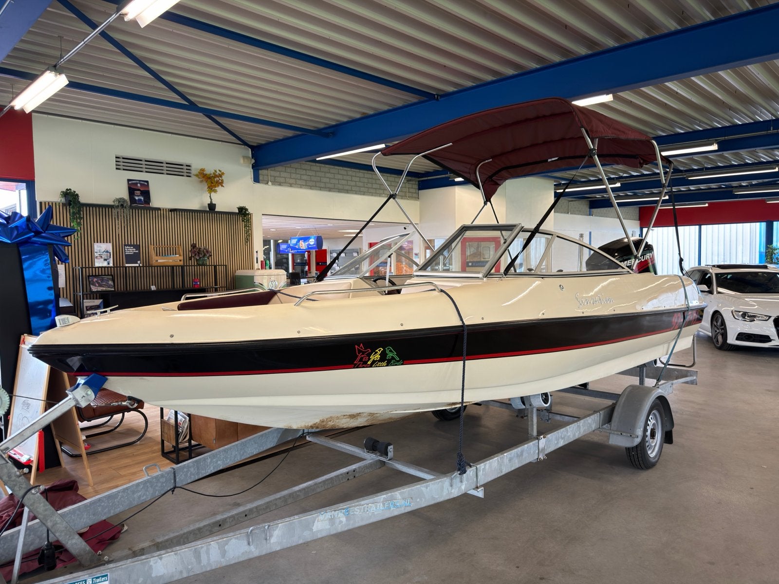 Sensation Bowrider 1900BR met Mercury 115pk FourStroke EFI, Watersport en Boten, Overige merken, Gebruikt, 70 tot 120 pk, 2.00 meter
