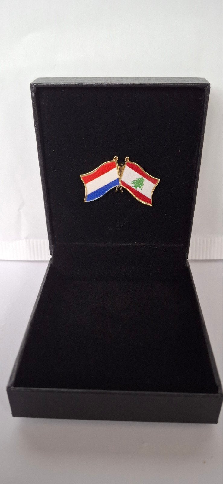 Pin unifil Libanon met of zonder doosje., Ophalen of Verzenden, Landmacht, Nederland, Embleem of Badge