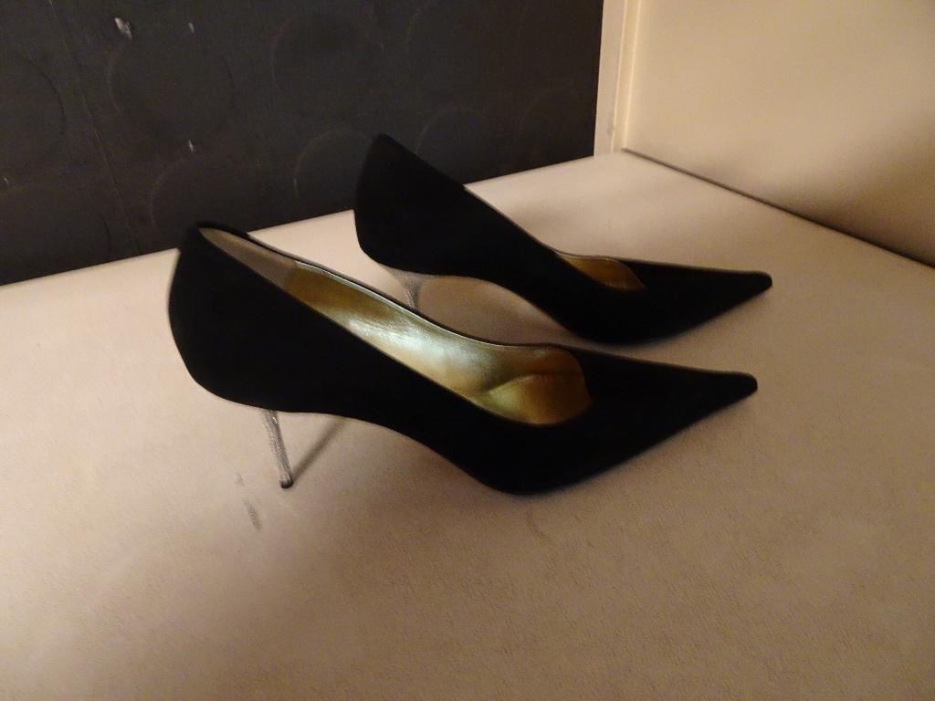 GIANMARCO LORENZI zwarte pumps met kristallen hak, Pumps, Zwart, Nieuw, Ophalen of Verzenden