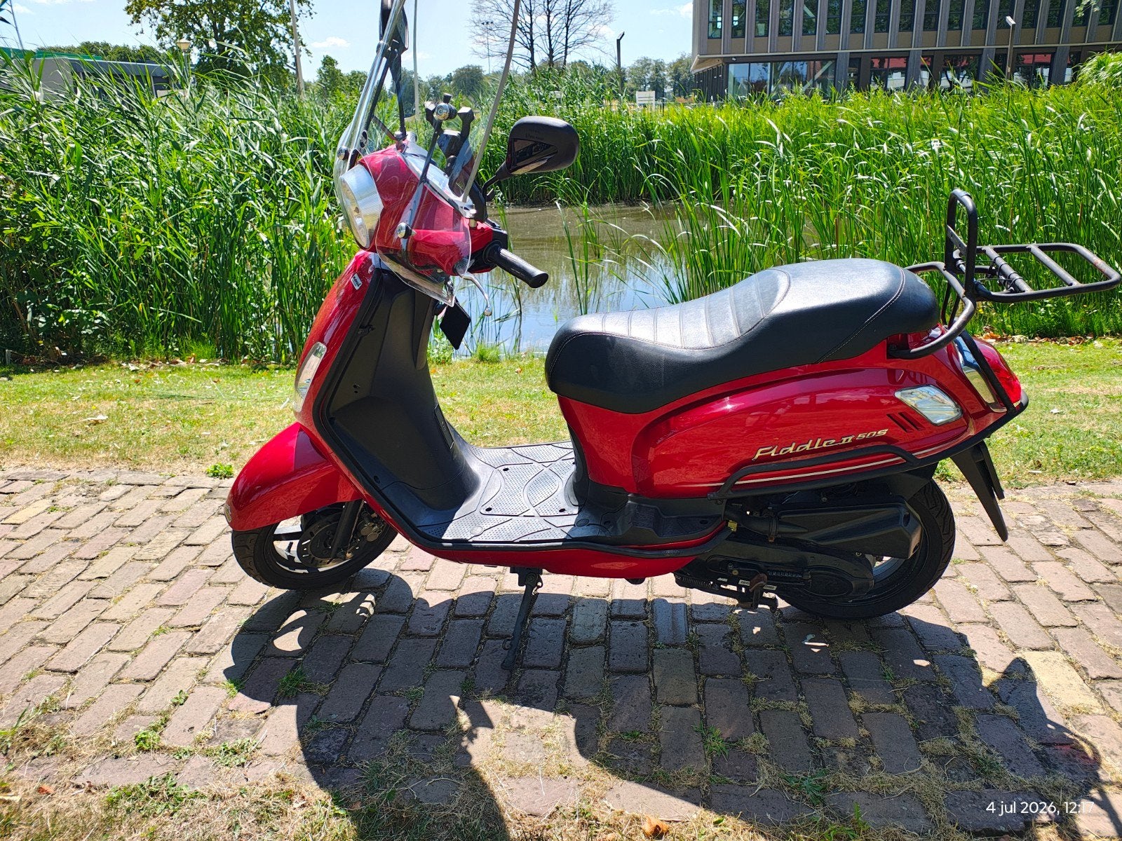 Nette rode Sym Fiddle II scooter, recent onderhoud gehad, Fietsen en Brommers, Scooters | SYM, Ophalen, Gebruikt, Fiddle