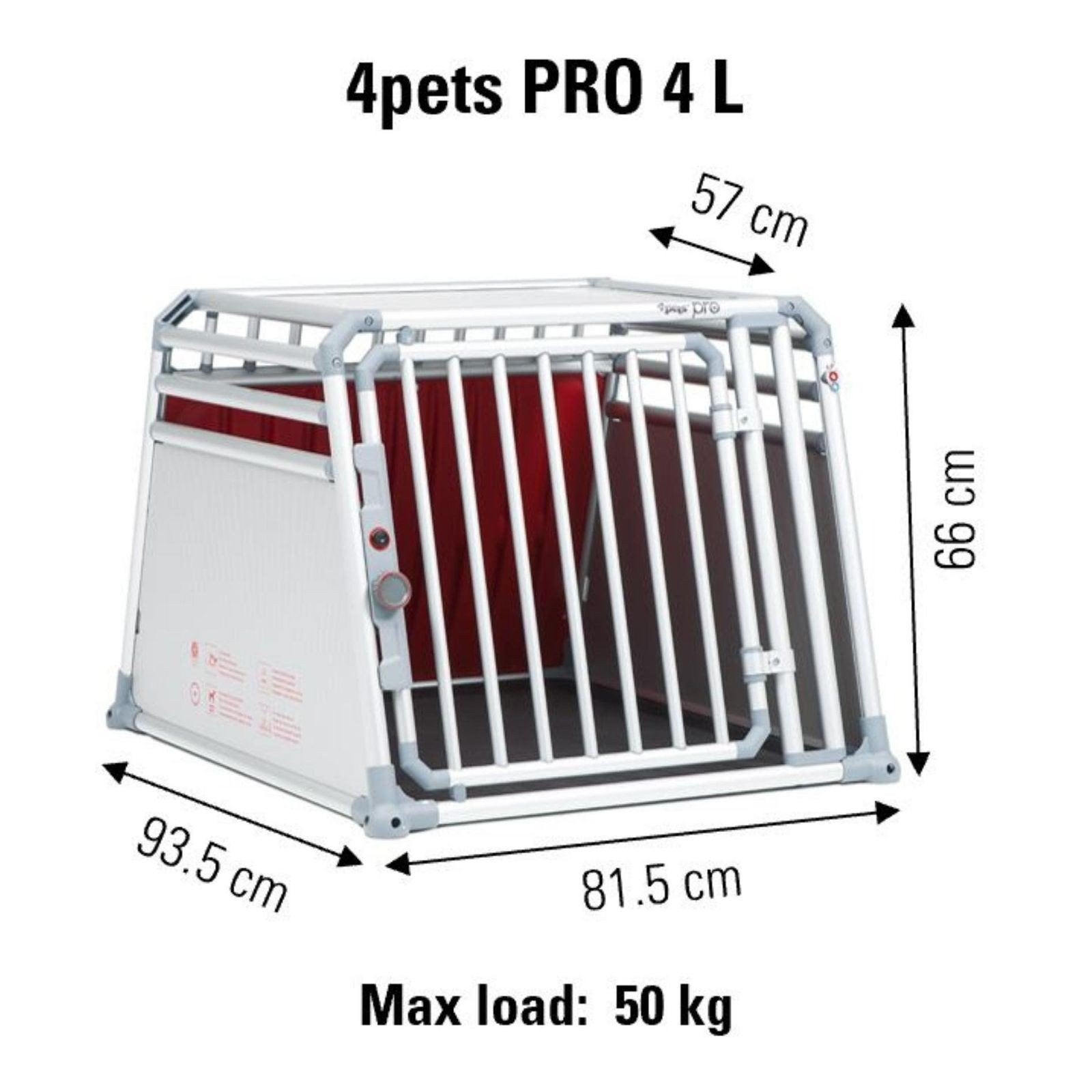 4 Pets Pro honden bench voor in de auto, Dieren en Toebehoren, Ophalen, Zo goed als nieuw, 75 tot 110 cm, Minder dan 65 cm