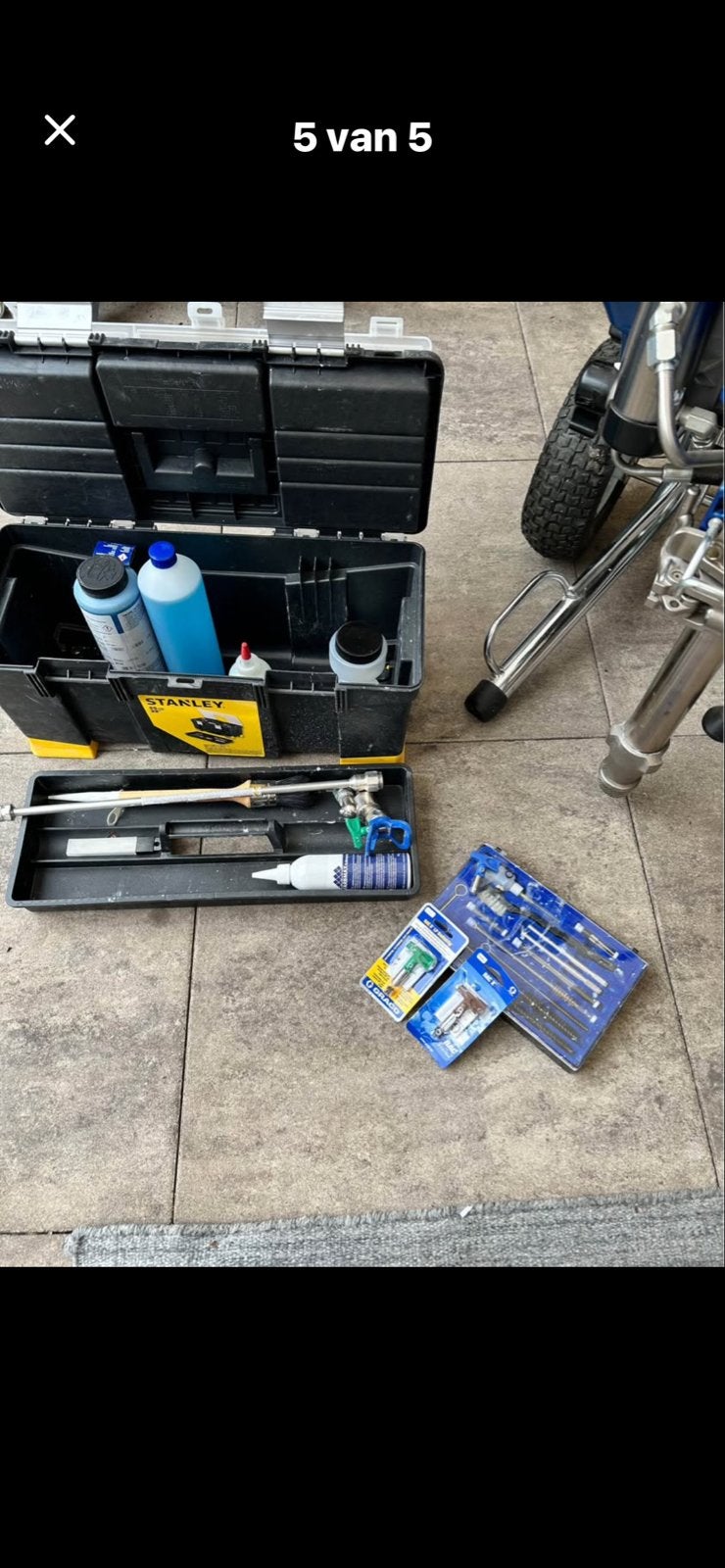 Graco Texspray Mark V Verfspuit met accessoires, Ophalen, Nieuw, Verfspuit of Verfpomp