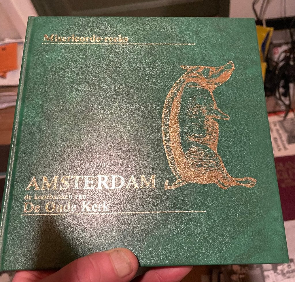 De koorbanken van de Oude Kerk Amsterdam, Gelezen, J. Verspaandonk, Beeldhouwkunst, Ophalen of Verzenden