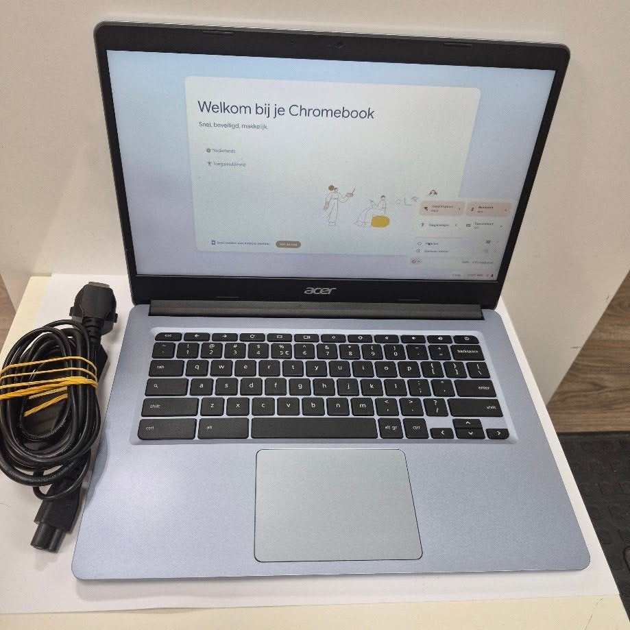 Acer Chromebook 314 II 4GB RAM II 32GB Flash II Garantie, Computers en Software, Laptop-opladers, Ophalen of Verzenden, Zo goed als nieuw