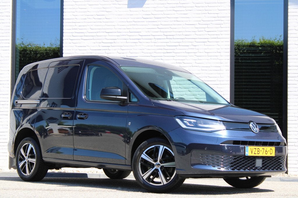 Volkswagen Caddy 2.0 TDI / Aut / 75 Edition / Leer / Led / A, Auto's, Bestelauto's, Gebruikt, 4 cilinders, Met garantie (alle)