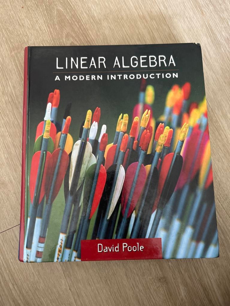 Linear Algebra: A Modern Introduction - David Poole, Boeken, Studieboeken en Cursussen, Ophalen of Verzenden, Beta, Gelezen, WO