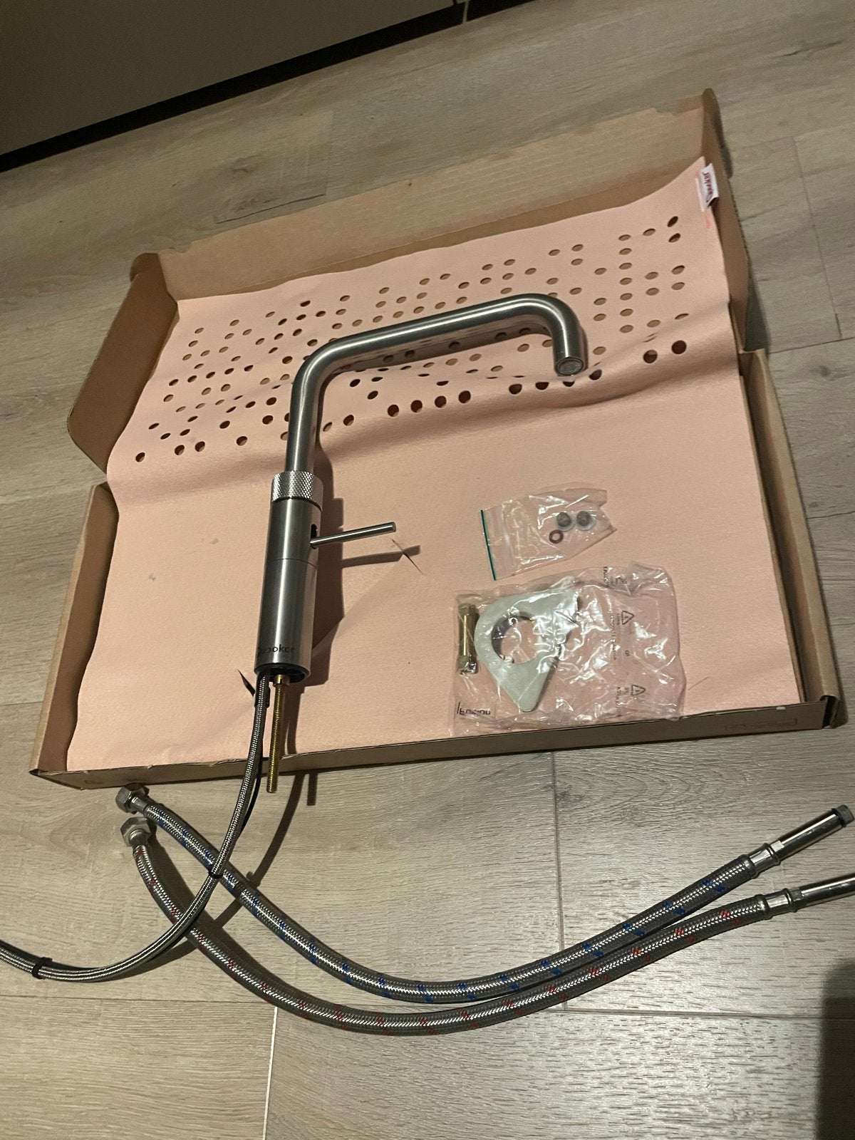 Quooker Fusion Square RVS kraan - Sensor en draaiknop vervan, Huis en Inrichting, Ophalen, Zilver, Metaal, Overige merken