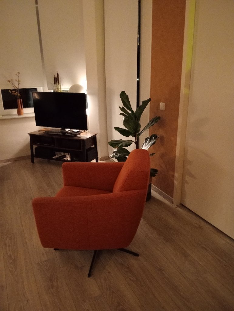 fauteuiltje retro, Huis en Inrichting, Fauteuils, Ophalen, Gebruikt, 75 tot 100 cm, Stof