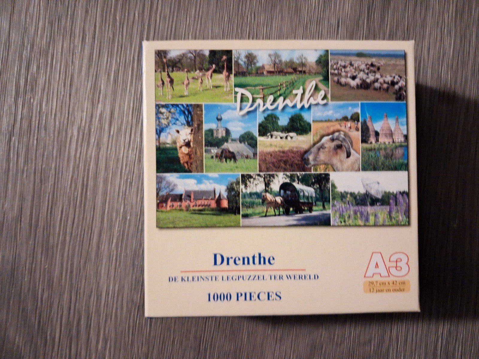 Drenthe puzzel 1000 stukjes A3 formaat, Ophalen of Verzenden