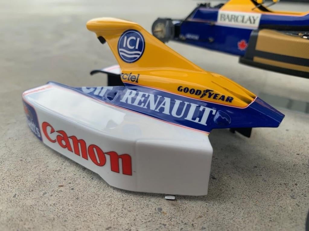 Williams FW-13B RENAULT F1 1:20 Tamiya met BARCLAY reclame, Hobby en Vrije tijd, Modelbouw | Auto's en Voertuigen, Auto, Groter dan 1:32