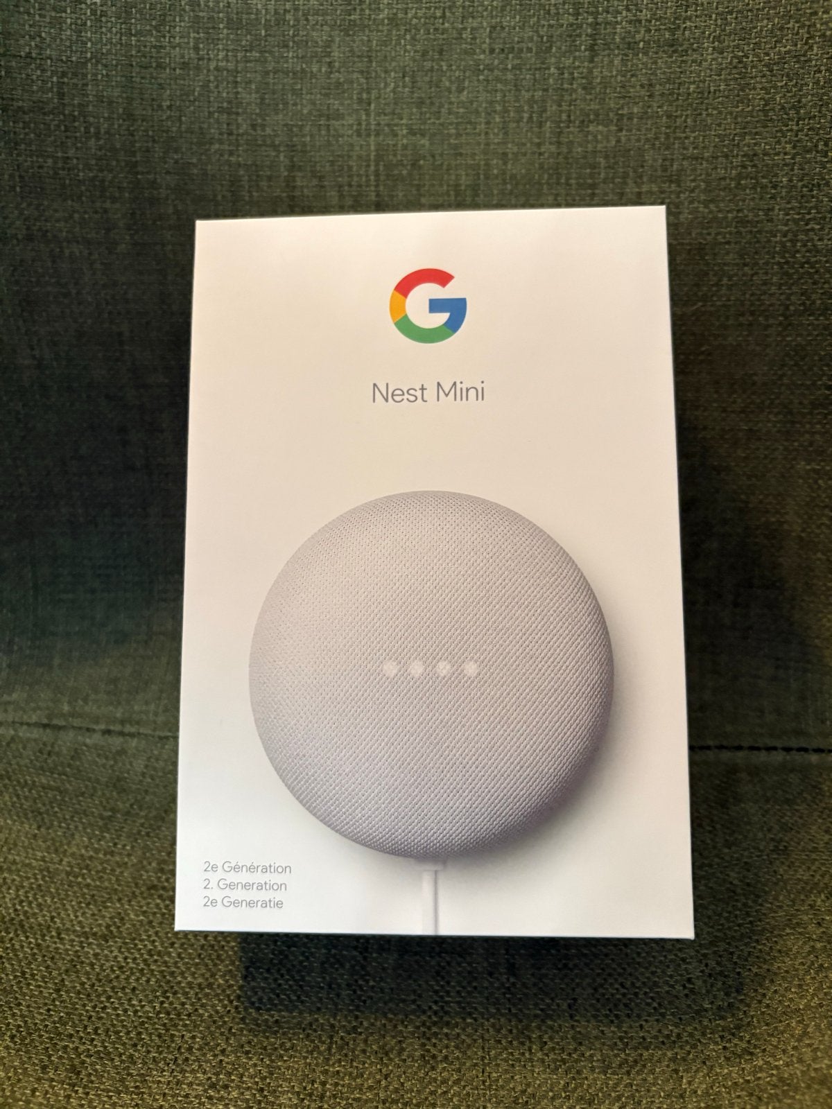 Google Nest Mini 2e generatie - Zo goed als nieuw (2 stuks)