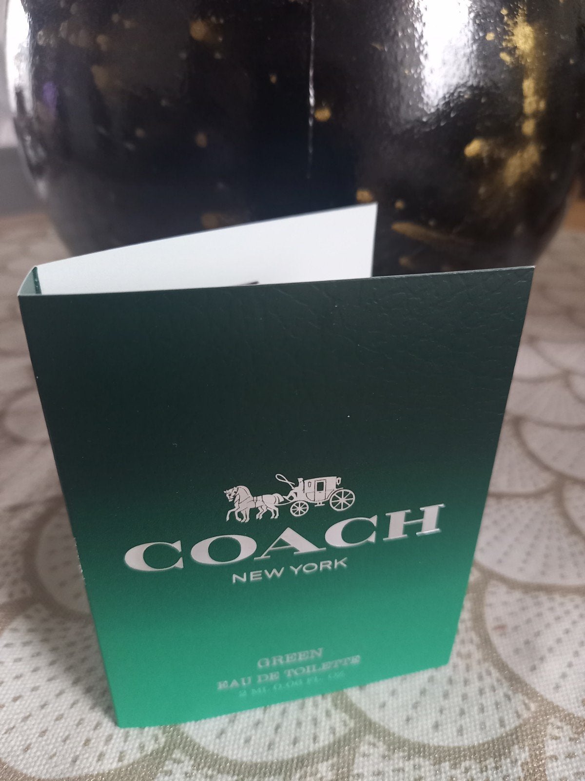 Proefje Coach Green, Sieraden, Tassen en Uiterlijk, Ophalen of Verzenden, Nieuw