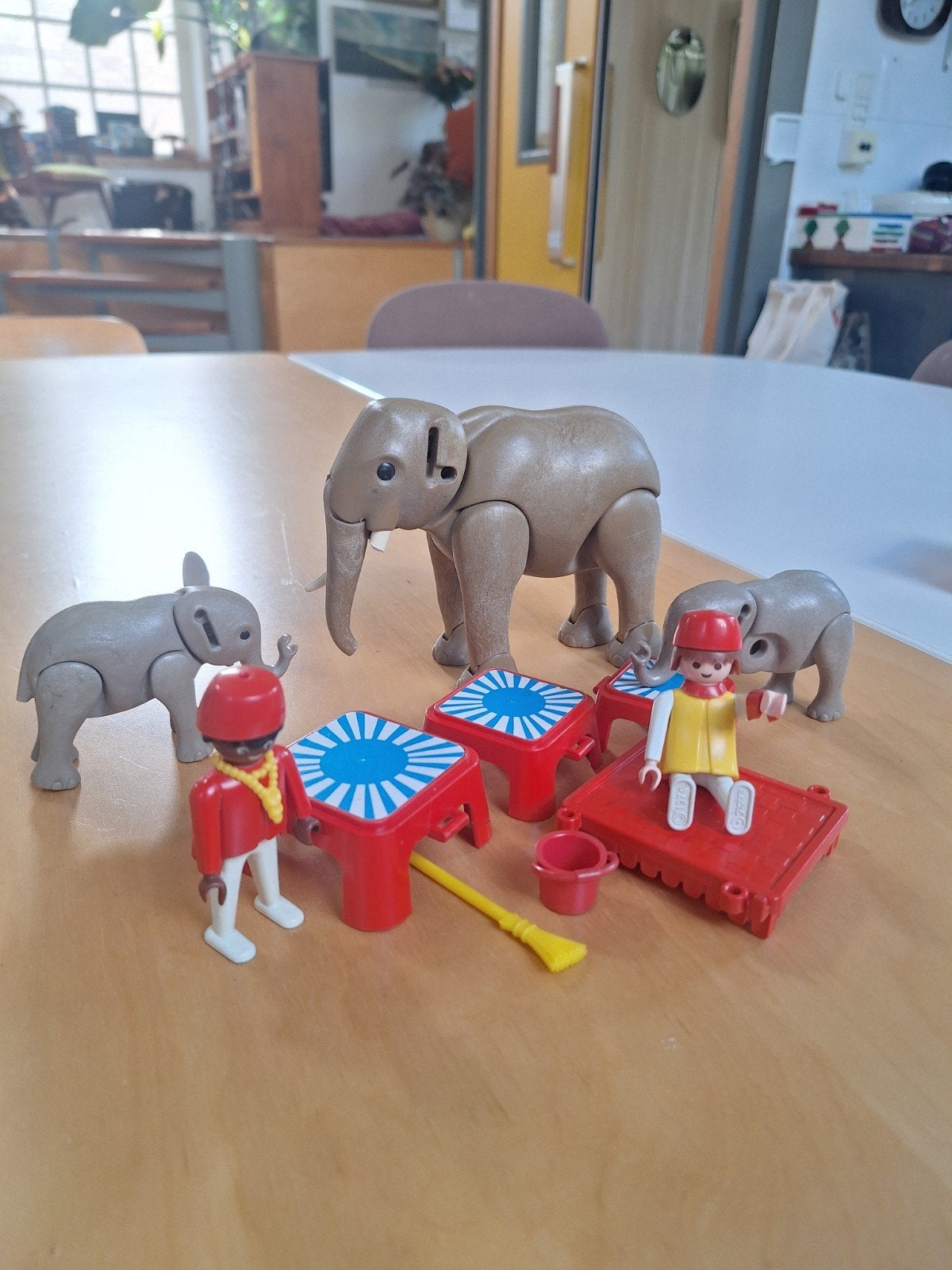 Onderdelen v/d Playmobil Circus Olifanten Dressuur Set: 3519, Ophalen of Verzenden, Gebruikt
