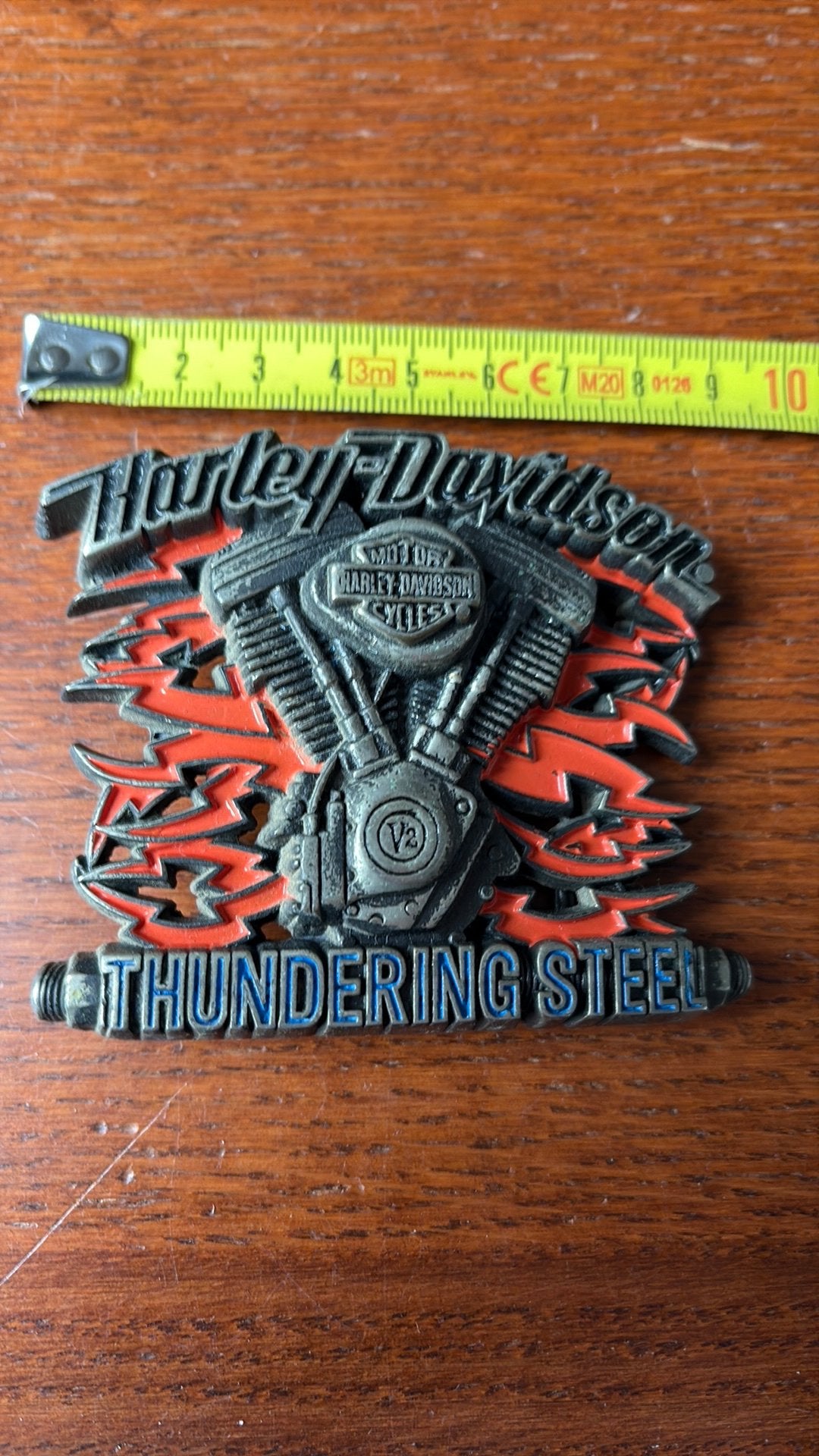 Buckle riemgesp harley davidson, Kleding | Heren, Losse buckle of gesp, Overige kleuren, Minder dan 95 cm, Ophalen of Verzenden