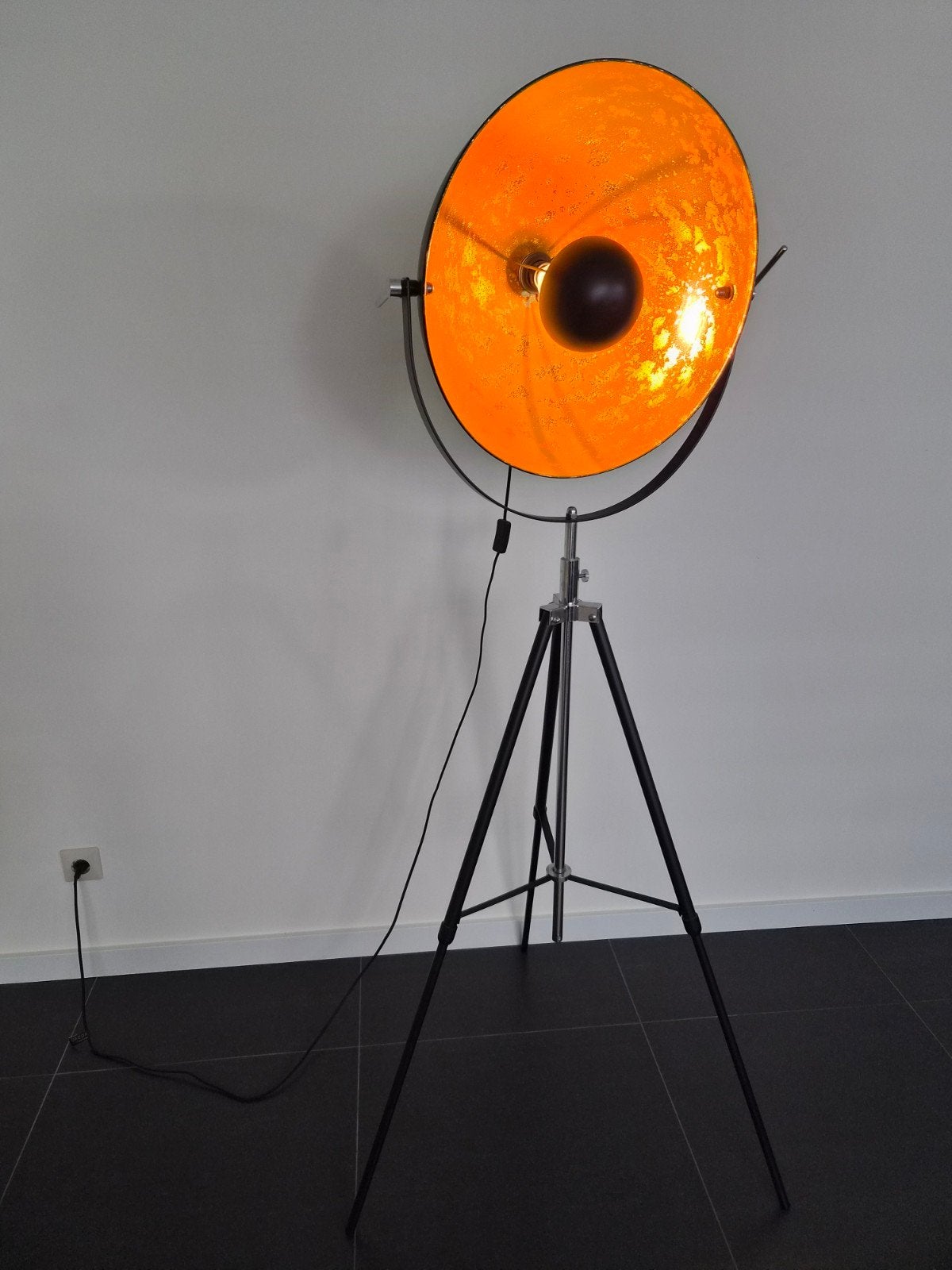 Verstelbare Studio Vloerlamp - 170-200cm Hoogte, Ophalen, Zo goed als nieuw, 150 tot 200 cm