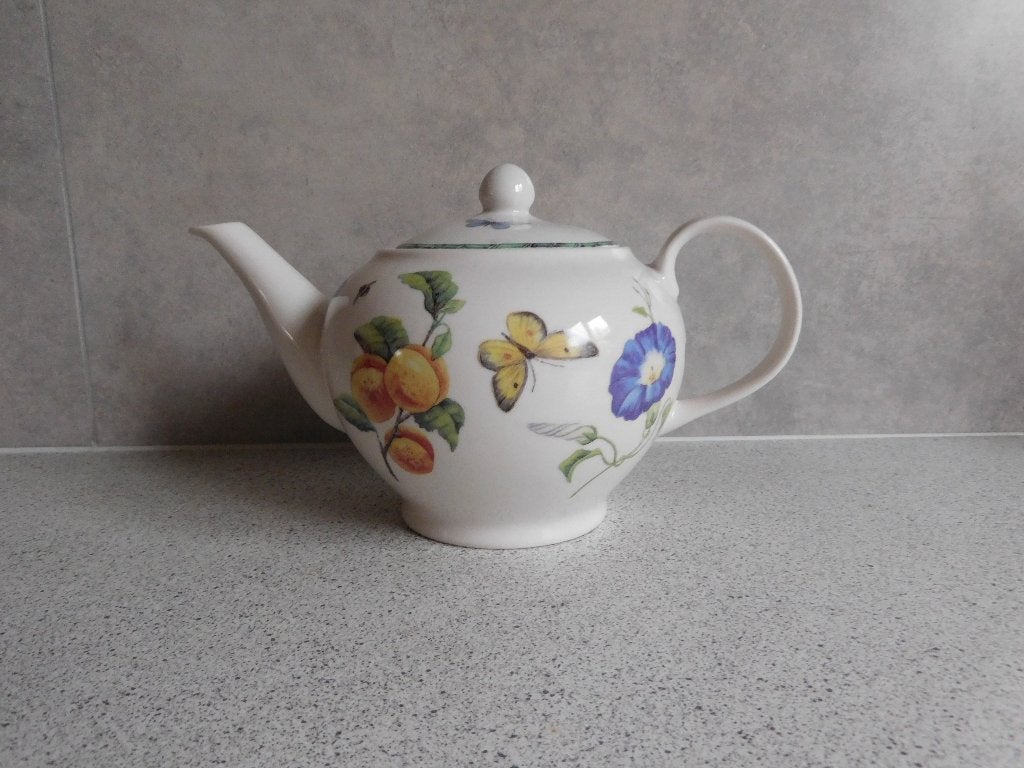 Theepot Fruit & Flowers Janneke Brinkman, Overige merken, Keramiek, Ophalen of Verzenden, Zo goed als nieuw