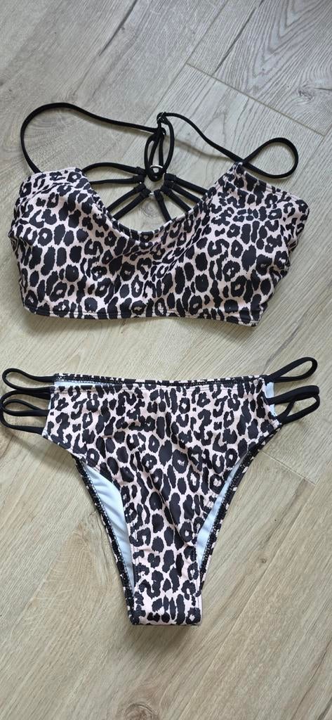 Nieuwe bikini met luipaardprint - Maat M, Ophalen of Verzenden, Nieuw, Overige kleuren, Bikini