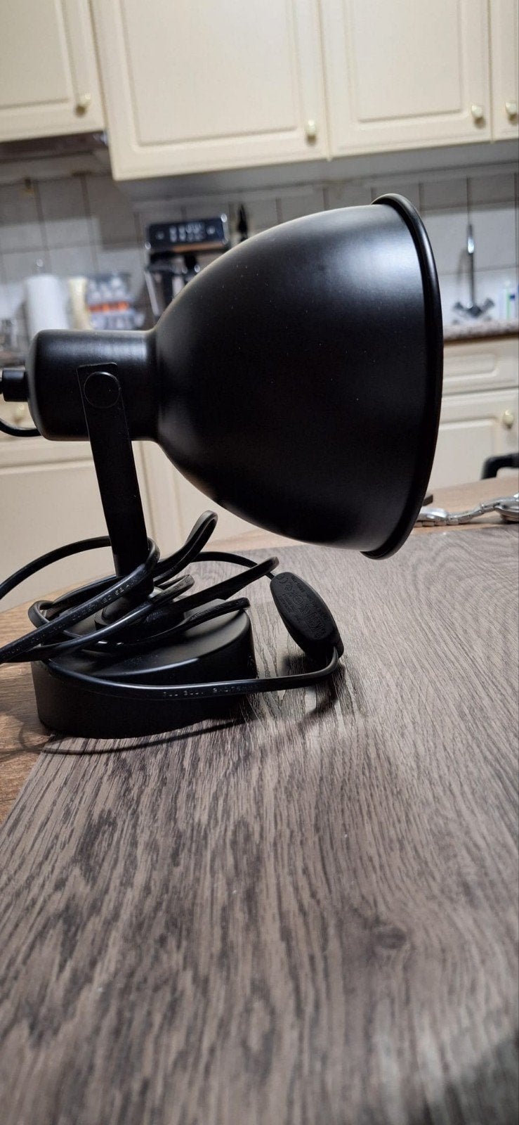 5 Karwei wandlampen Mike met stekker en lamp, Ophalen, Gebruikt, Zwart, E27 (groot)