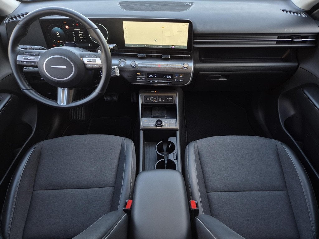 Hyundai Kona 1.6 GDI HEV Comfort Smart Automaat / Fabrieksga, Stof, Gebruikt, Euro 6, Automatische klimaatregeling