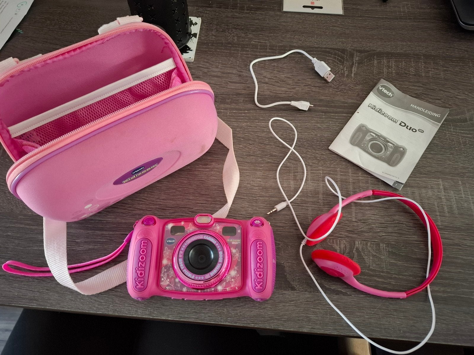 VTech Kidizoom Duo kindercamera, Kinderen en Baby's, Ophalen, Gebruikt