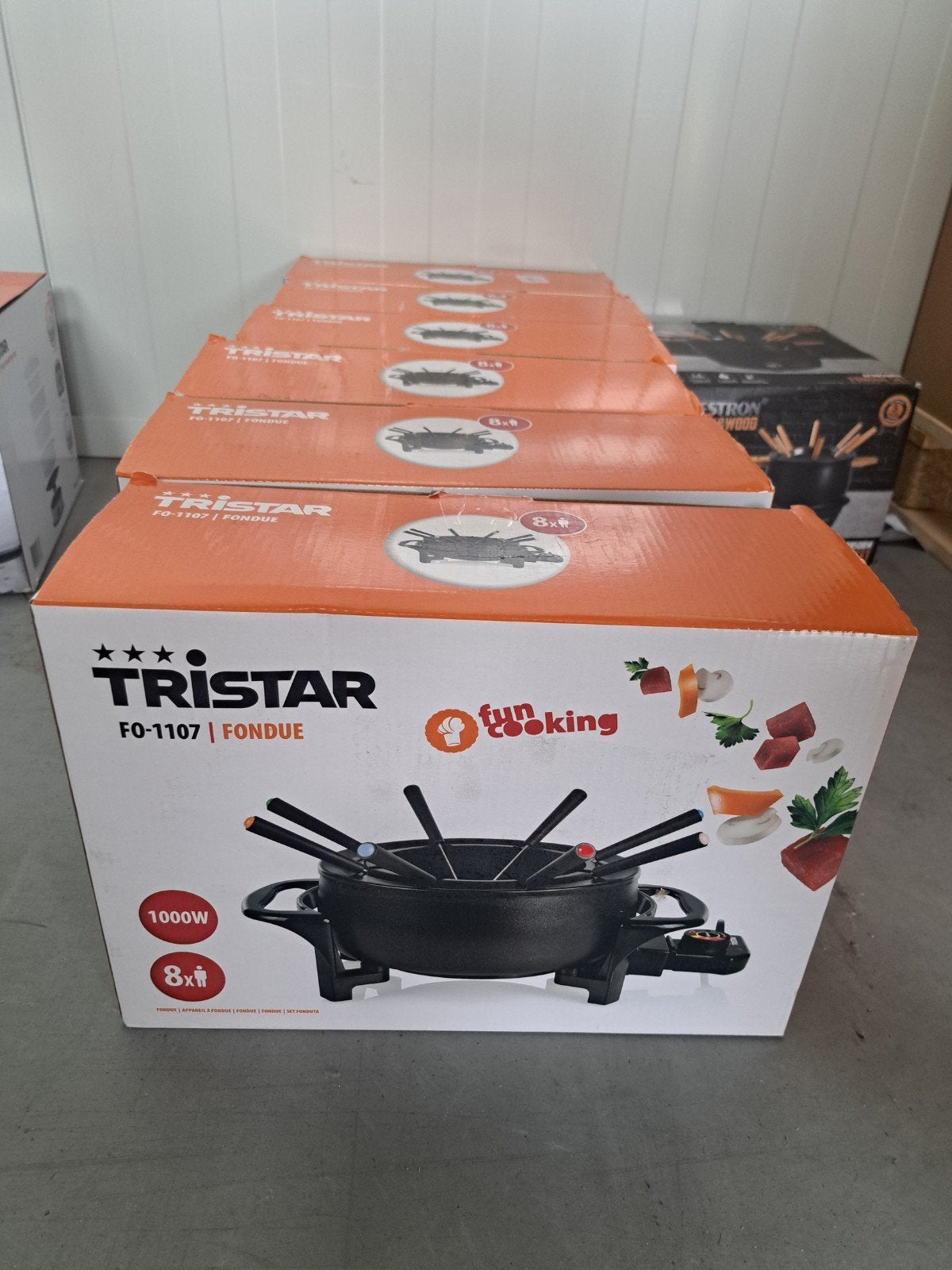 Tristar FO-1107 Fondue - 1000W  6 stuks, Ophalen, Nieuw, Fondueset