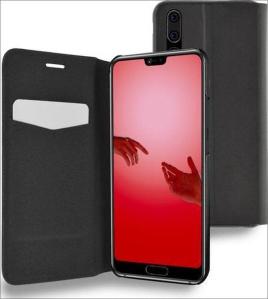 Azuri booklet ultra dun Huawei P20 zwart, Info@azuri.eu, Zwart, Ophalen of Verzenden, Zo goed als nieuw