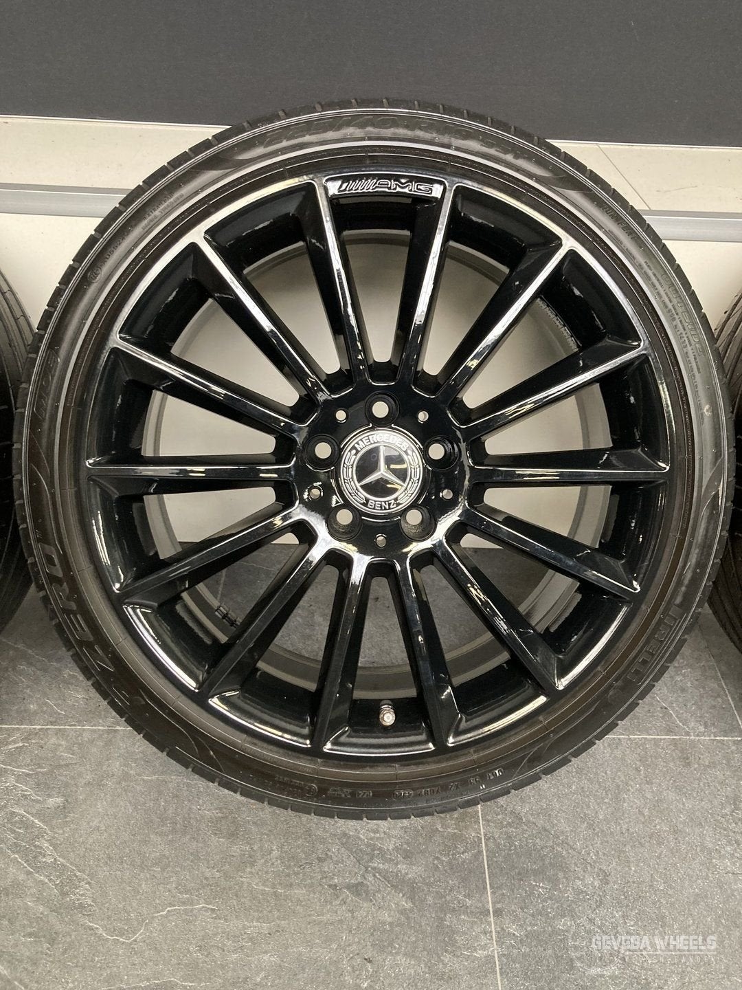 19” originele Mercedes A W177 AMG velgen + banden 5x112 A177, Auto-onderdelen, Banden en Velgen, 19 inch, Gebruikt, -, -