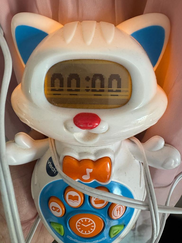 VTech Mijn Slaapwekker Vriendje - Katje met Kleurlicht, Ophalen of Verzenden, Gebruikt, 2 tot 4 jaar