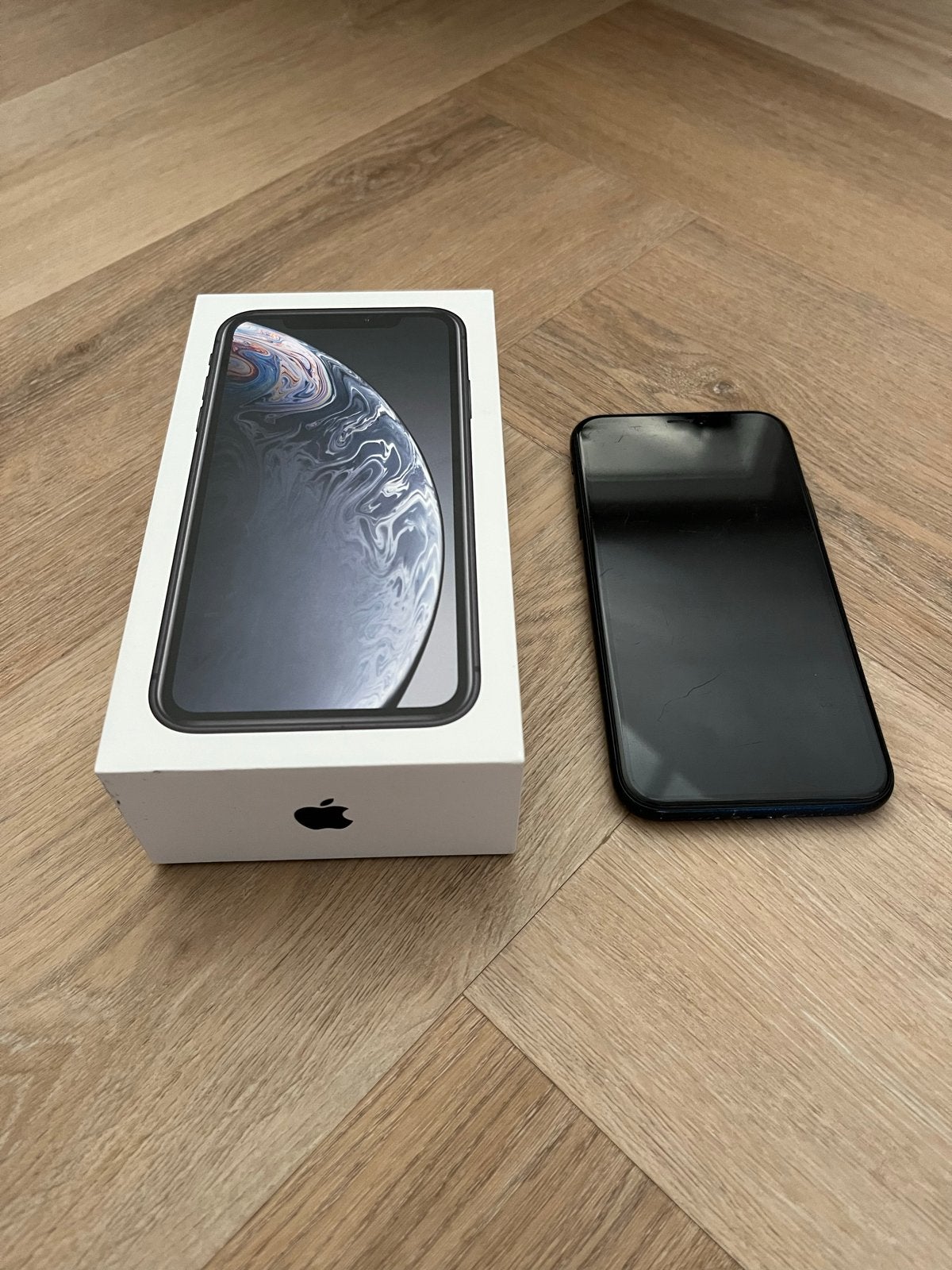 Apple iPhone XR Zwart 64gb met doos, Telecommunicatie, Mobiele telefoons | Apple iPhone, Gebruikt, Zwart, IPhone XR, Ophalen of Verzenden