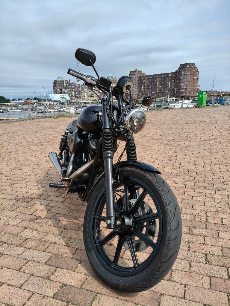 Harley Davidson 883 sportster, Sportuitlaat, 2 cilinders, 883 cc, Particulier