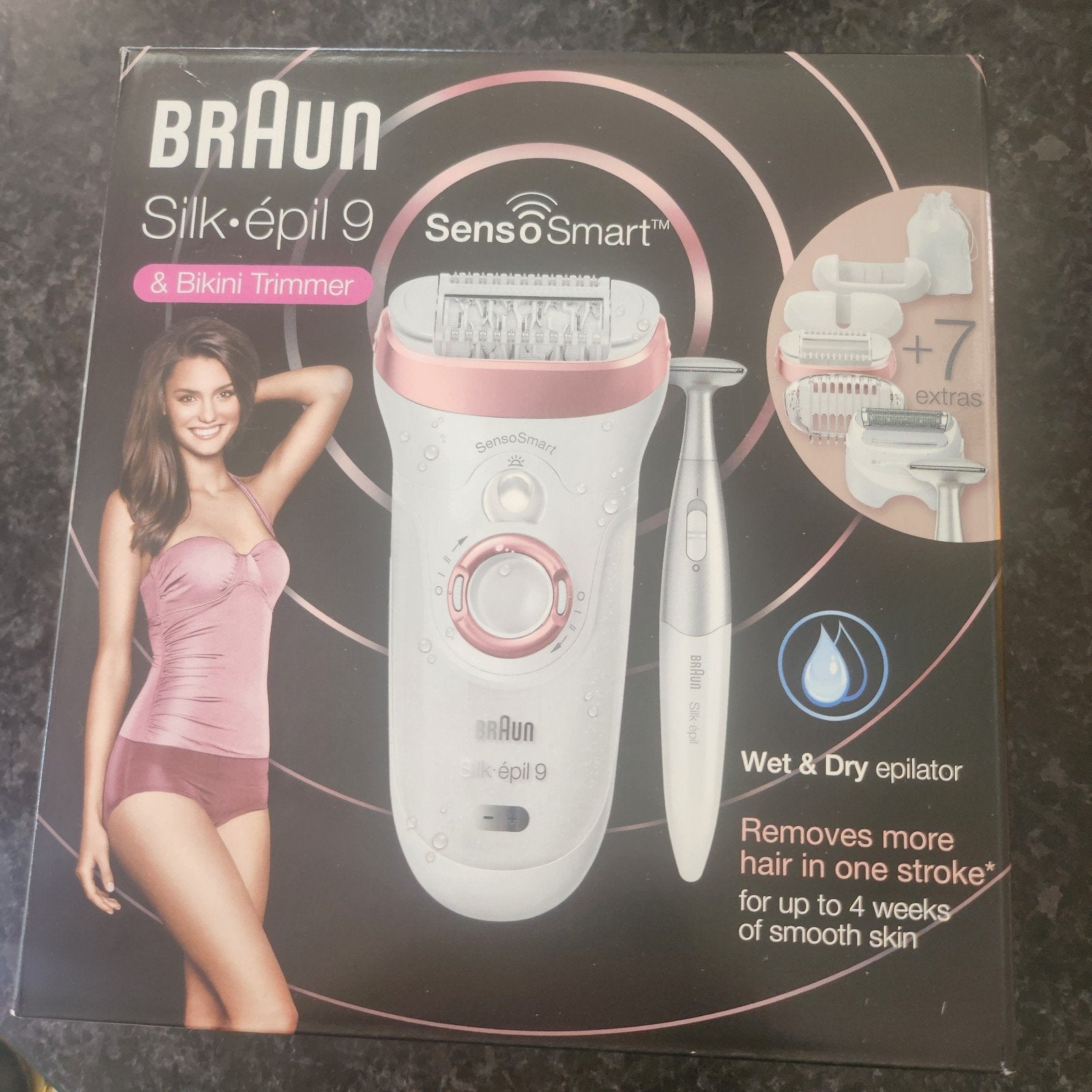 braun silk epil 9, Ophalen, Zo goed als nieuw, Scheren en Epileren