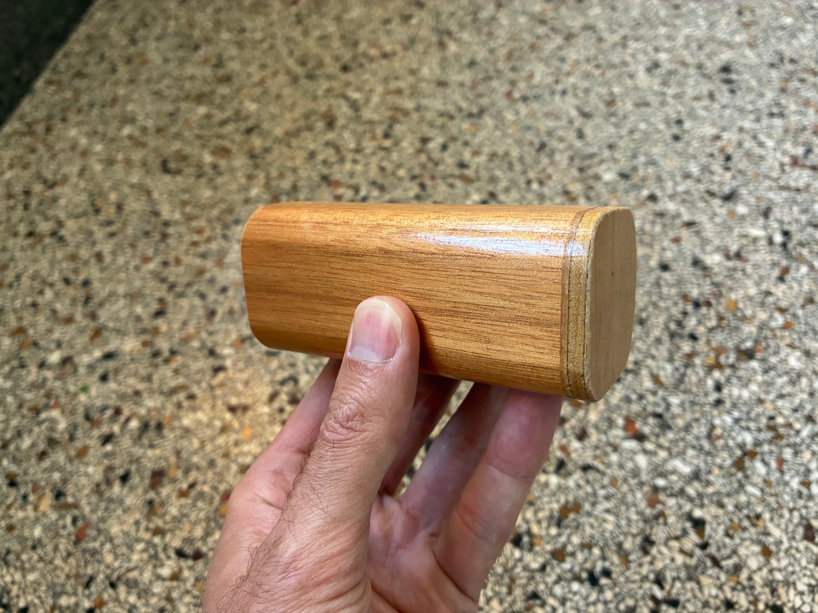 Houten Shaker, Fijne Korrel, Heldere Sound, Lichtgewicht, Muziek en Instrumenten, Gebruikt, Verzenden, NL, Overige soorten