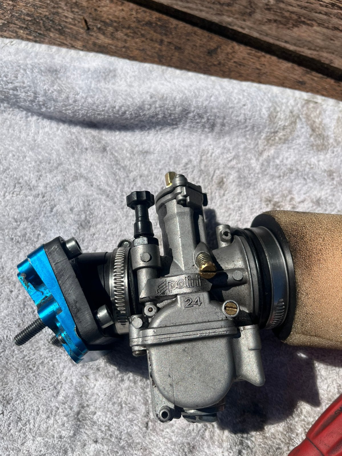 Polini 24mm pwk inlaat set, Ophalen of Verzenden, Zo goed als nieuw, Carburateur