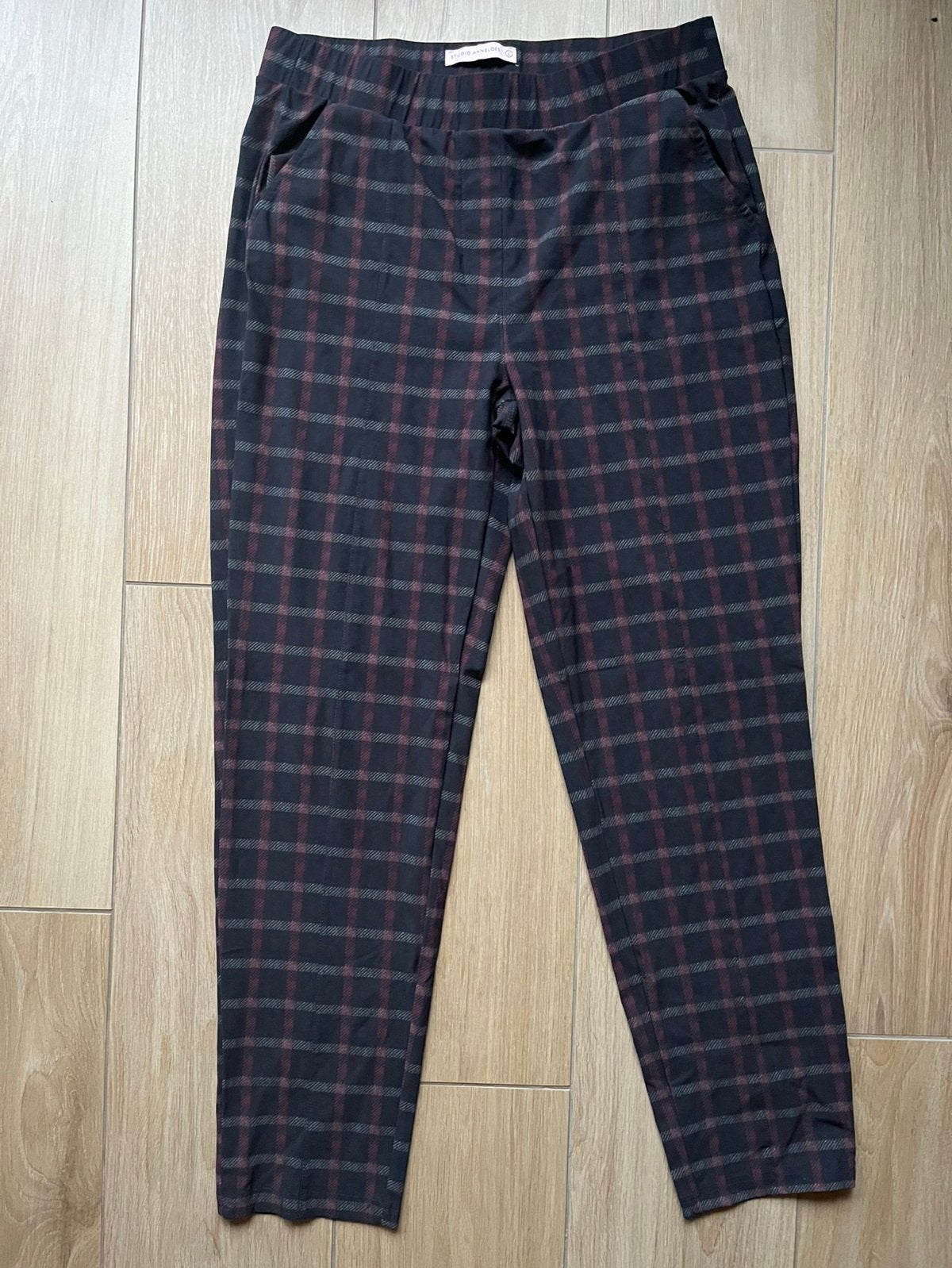 Studio Anneloes - geruite pantalon - maat L, Maat 38/40 (M), Zwart, Ophalen of Verzenden, Zo goed als nieuw