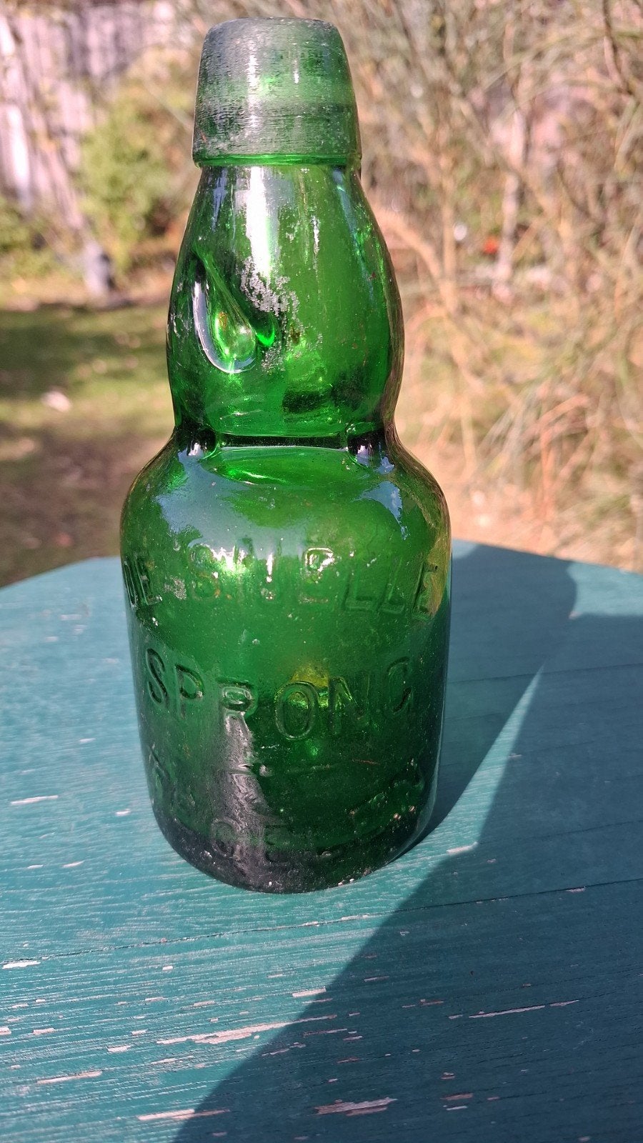 snelle sprong Tegelen knikkerfles limonade gazeuse, Verzamelen, Ophalen of Verzenden, Flesje(s), Overige merken
