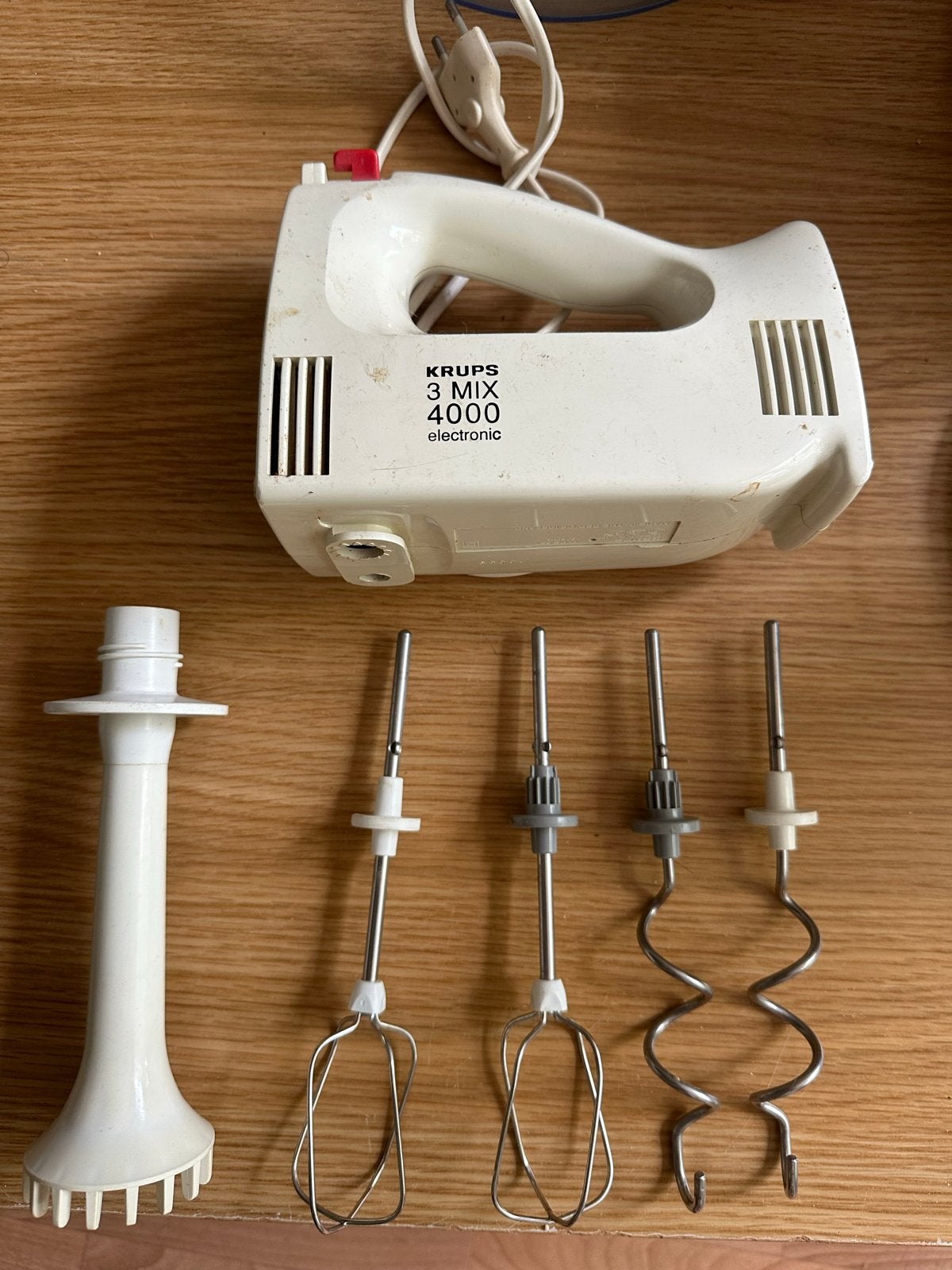 Krups 3 Mix 4000 Electronic Handmixer - Vintage, Ophalen, Gebruikt