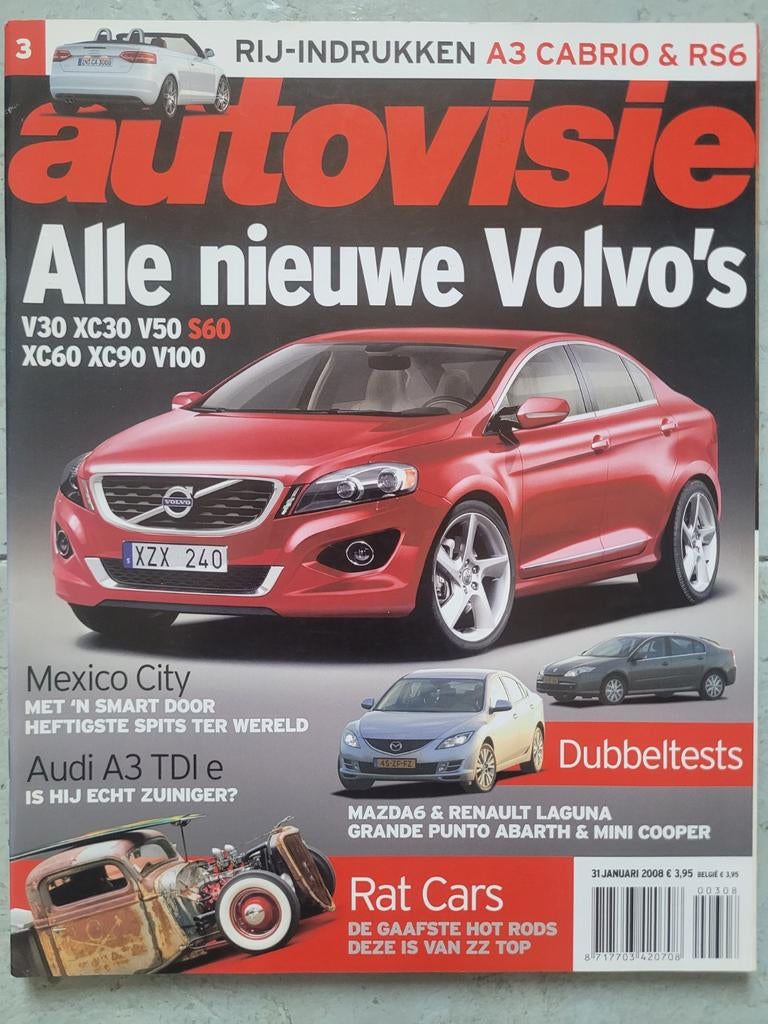 Autovisie nr 3 van 2008, Ophalen of Verzenden, Gelezen, Algemeen